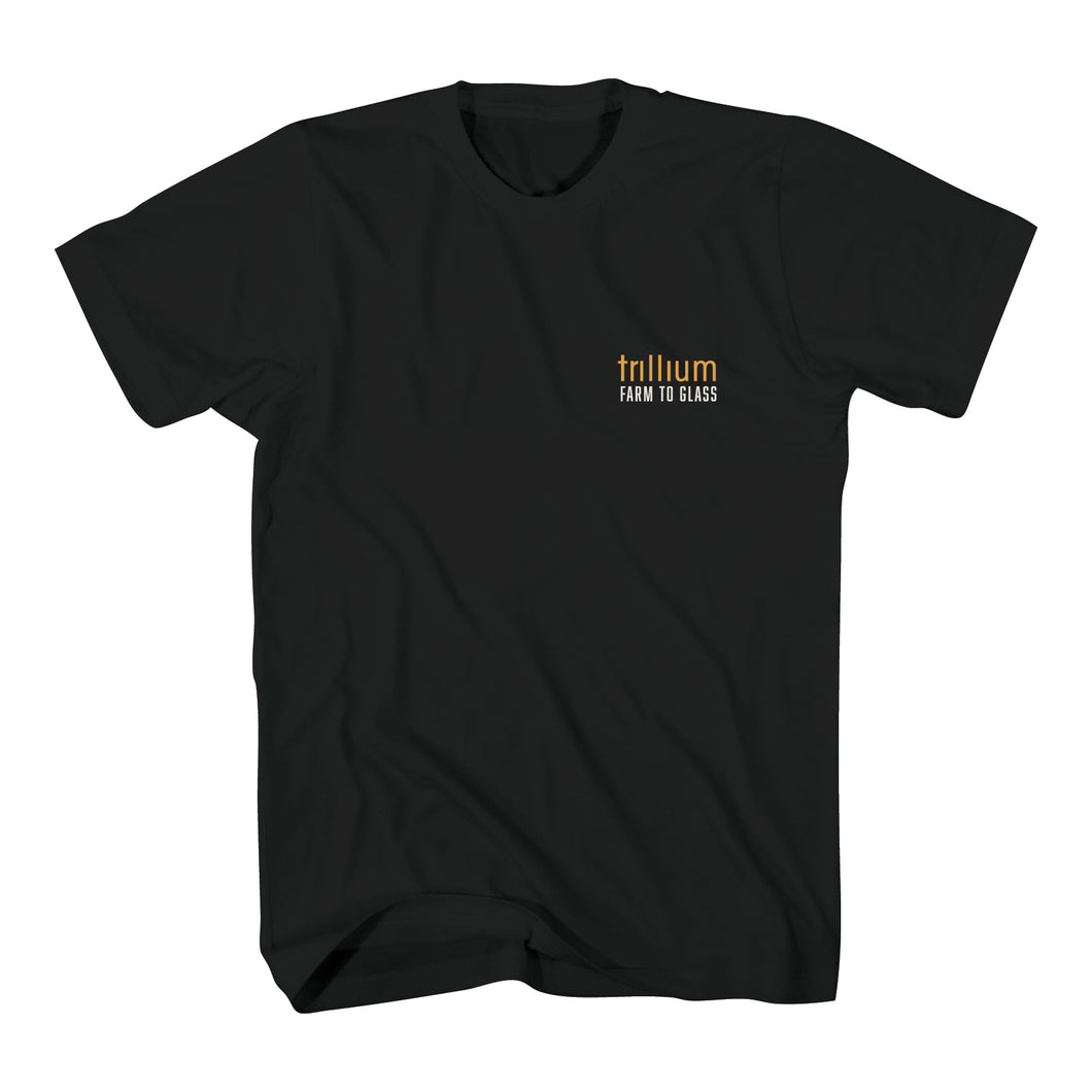 Trillium Tractor Logo T-Shirt Black