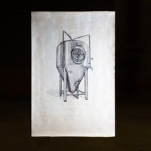 Load image into Gallery viewer, Trillium Brewing Hand Dyed Print
