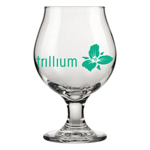 Load image into Gallery viewer, Trillium Classic Logo Tulip Glass

