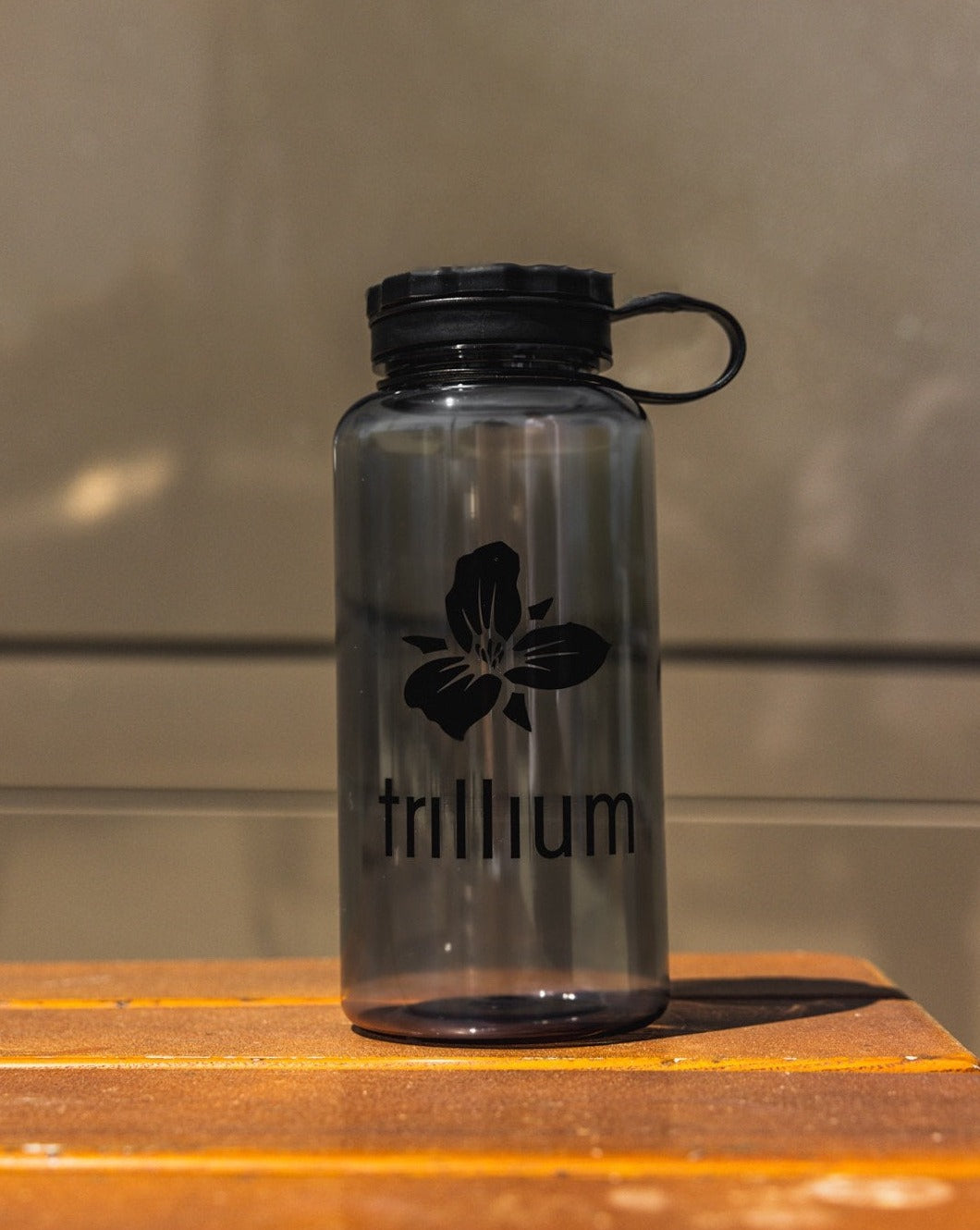 Trillium Stacked Logo Water Bottle