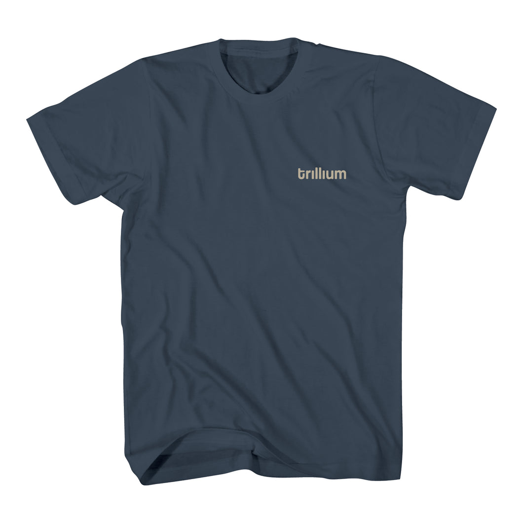 Trillium Sunset Logo T-Shirt Indigo