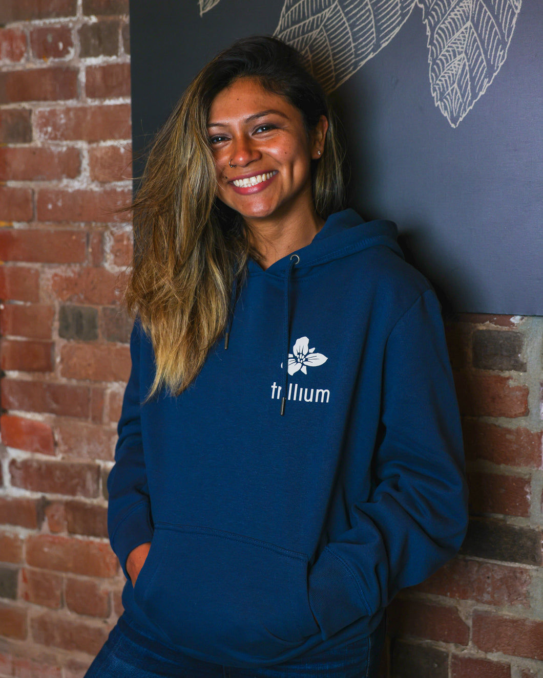 Trillium Stacked Logo Hoodie