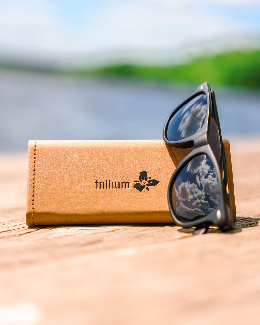 Trillium Custom Wood Frame Sunglasses