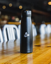 Load image into Gallery viewer, Trillium Brewing Company Women&#39;s History Month Water Bottle Black Metal
