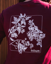 Load image into Gallery viewer, Women&#39;s Fated Farmer Maroon Long Sleeve Shirt
